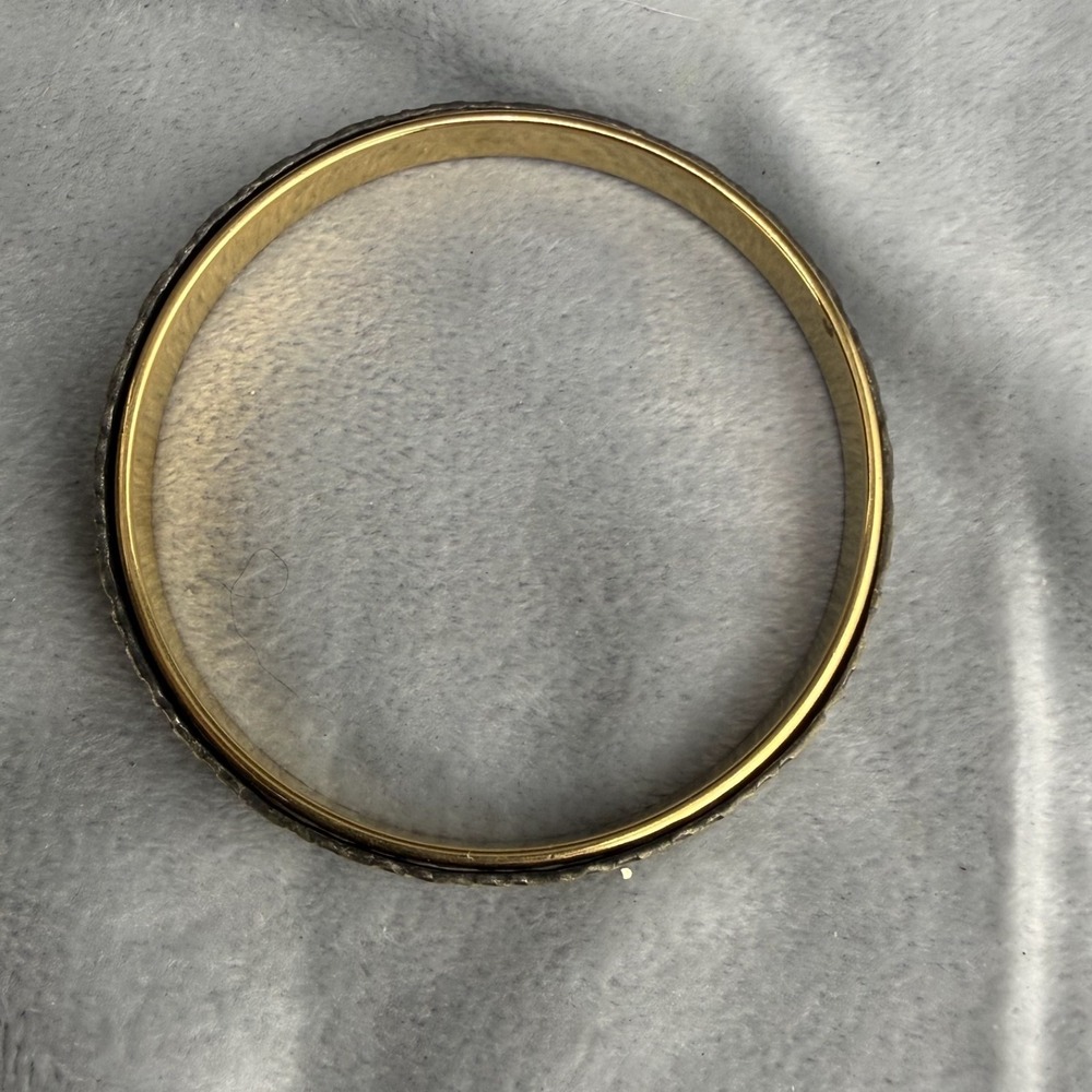 Vintage Monet Bracelet Bangle Gold Tone‎ 8" - Picture 5 of 8